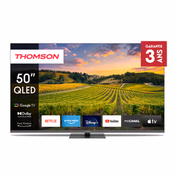 Thomson 50QG5C14, 127 cm (50"), 3840 x 2160 pixels, QLED, Smart TV, Wifi, Gris