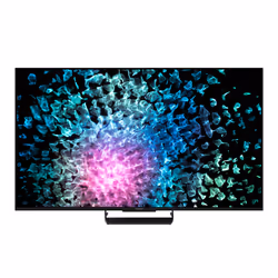 Thomson Q70 Series Smart MiniLED TV 55; Google TV; 3840 x 2160 (4K UHD), 1500000:1, LED, 144 Hz, /T2/C/S/S2, HDR10, , , LAN, HDMI 4 (2.1), USB 2 (2.0) + 1 (3.0), Central Stand, Black 55" 4K Ultra HD Smart TV Noir 1000 cd/m² - Vue supplémentaire 2