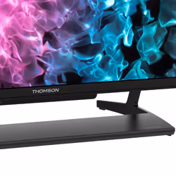 Thomson Q70 Series Smart MiniLED TV 55; Google TV; 3840 x 2160 (4K UHD), 1500000:1, LED, 144 Hz, /T2/C/S/S2, HDR10, , , LAN, HDMI 4 (2.1), USB 2 (2.0) + 1 (3.0), Central Stand, Black 55" 4K Ultra HD Smart TV Noir 1000 cd/m² - Vue supplémentaire 3