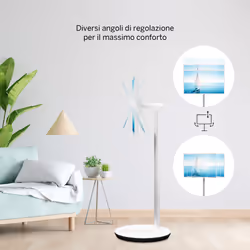Thomson 32HA4M44 téléviseur et moniteur portables Télévision portable Blanc 81,3 cm (32") 1366 x 768 pixels - Vue supplémentaire 5