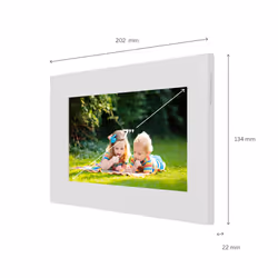 Thomson F07W cadre photos numériques Blanc 17,8 cm (7") Écran tactile Wifi - Vue supplémentaire 2