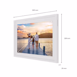 Thomson F10W cadre photos numériques Blanc 25,6 cm (10.1") Écran tactile Wifi - Vue supplémentaire 2