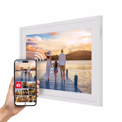 Thomson F10W cadre photos numériques Blanc 25,6 cm (10.1") Écran tactile Wifi - Vue supplémentaire 3