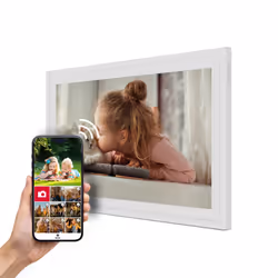 Thomson F15W cadre photos numériques Blanc 39,6 cm (15.6") Écran tactile Wifi - Vue supplémentaire 2