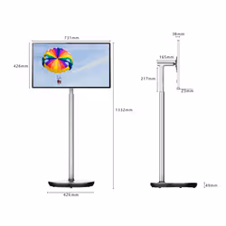 Thomson 32UE5M45E téléviseur et moniteur portables Télévision portable Champagne, Or 81,3 cm (32") LED 3840 x 2160 pixels - Vue supplémentaire 2