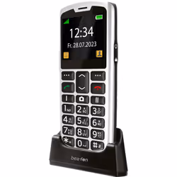 Beafon SL260, Barre, SIM unique, 5,59 cm (2.2"), Bluetooth, 800 mAh, Noir, Argent