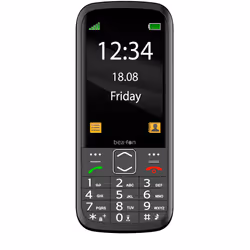 Beafon SL270, Barre, SIM unique, 8,89 cm (3.5"), 3 MP, 2500 mAh, Noir, Argent