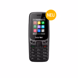 Beafon C80, Barre, Double SIM, 4,5 cm (1.77"), Bluetooth, 800 mAh, Noir