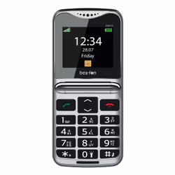 Beafon Fold 10 LTE, Clapet, SIM unique, 5,59 cm (2.2"), Bluetooth, 1000 mAh, Noir, Argent