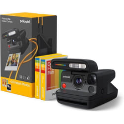 Appareil Photo Instantané Polaroid Flip Noir + Film Couleur (16 Photos) - Design Iconique