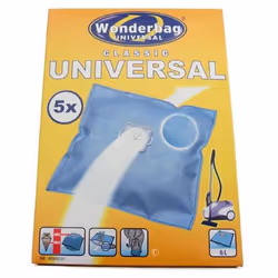 Boîte de 5 sacs microfibres WONDERBAG pour aspirateur ROWENTA, MOULINEX, CALOR Sacs microfibres très résistants : filtration  ...