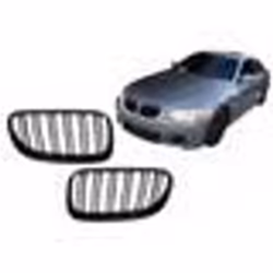 Grilles Calandre pour BMW Série 3 E92 E93 Coupé Cabrio LCI 2010-2015 Double Bande