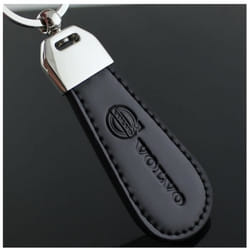 Porte clé - VOLVO - C30 S40 V40 XC60 XC90 S60 V90 - Simili cuir - Design élégant - Logo VOLVO