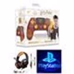 Manette de jeu - Harry Potter - PS4 Bluetooth Gryffondor - Rouge - Vibration - Prise Jack 3.5mm