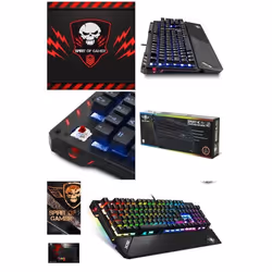 Clavier Gamer Mécanique - XPERT - K700 - Rétroéclairé RGB - Anti-Ghosting - 6 Key Rollover