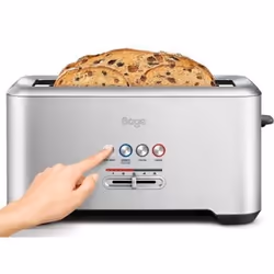 Sage the 'Bit More' 4 Scheiben Toaster 4 part(s) Argent