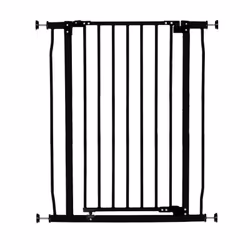 Dreambaby Barriere de securite Extra Haute liberty - Par pression - l 75/81 x h 93 cm - Noire