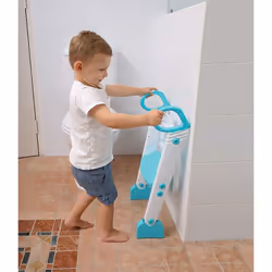 Dreambaby Step-Up Toilet Topper tabouret pour enfants Intérieure Couleur aqua, Blanc