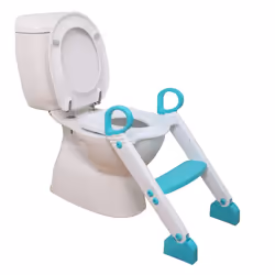 Dreambaby Step-Up Toilet Topper tabouret pour enfants Intérieure Couleur aqua, Blanc