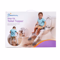 Dreambaby Step-Up Toilet Topper tabouret pour enfants Intérieure Gris, Blanc - Vue supplémentaire 4