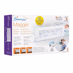 Dreambaby Maggie, 110 cm, Barrière de lit pliable, Blanc