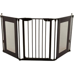 Barrière de sécurité - DREAMBABY - DENVER - 3 panneaux - 855-200 x 74 cm - Bidirectionnel - Noir