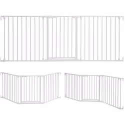 Barrière de sécurité enfant - Discovery 3  - DREAMBABY - 745 cm à 195 cm - Blanc
