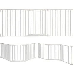 Barrière de sécurité enfant - Discovery 3  - DREAMBABY - 745 cm à 195 cm - Blanc