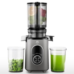 AMZCHEF Extracteur jusOuverture de 110 mm Extracteur de jus avec triple FiltreExtracteur de jus 150W à pression lente et à froid