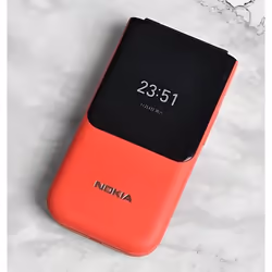 Nokia 2720 Flip (2019) 4G LTE Dual Card déverrouillé kaios Rouge microSD Dual Core