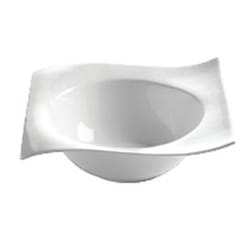 Maxwell RP00223 bol Rectangulaire Porcelaine Blanc