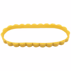 Chenille jaune pour Rolphon mousses 1E et Sweepy M3 ref W0162A. Pièce détachée compatible le(s) robot(s) piscine: Sweepy Chen ...
