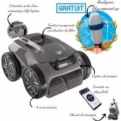 Description générale Robot de piscine Polaris Alpha IQ W 635 et Zodiac OA6400 iQ : des solutions avancées pour le nettoyage d ...