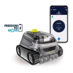 Robot de piscine - ZODIAC - CNX-Li 5220 iQ - Fond et parois et ligne d'eau - Piscines jusqu'à 10 x 5 m - 1 cycle complet 2h