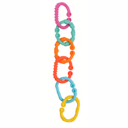 Playgro Lien Loopy, Pram/stroller сlip, Plastique, Multicolore, 220 mm, 170 mm, 70 mm
