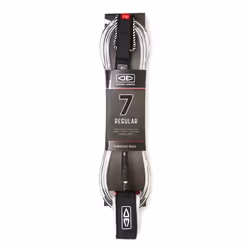 Leash de Surf Ocean & Earth Regular 70 - Diamond Flex Moulded - Noir