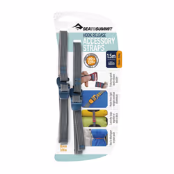Sea To Summit Accessory Strap, Bagage, Polypropylène (PP), Acier, Bleu, Gris, 100 kg, Fermeture de boucle, 150 cm