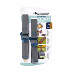 Sea To Summit Accessory Strap, Bagage, Polypropylène (PP), Acier, Bleu, Gris, 100 kg, Fermeture de boucle, 150 cm