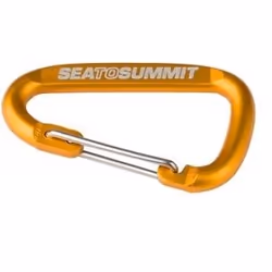 Sea To Summit AABINER3 mousqueton d'escalade Mousqueton à verrou En forme de D Aluminium, Acier inoxydable Bleu, Gris, Orange 3 pièce(s)