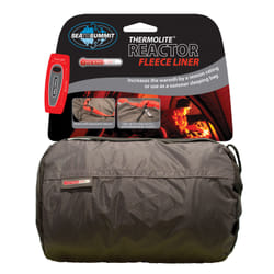 Sea To Summit Thermolite Reactor Fleece Liner Sac de couchage demi-rectangulaire Toison Noir