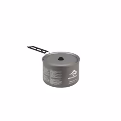 Sea To Summit Alpha Pot, 1,2 L, Gris, Acier inoxydable, Noir, Acier inoxydable, 14,4 cm