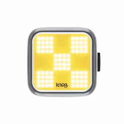 Knog Blinder Grid, Feu avant, Noir, Jaune, Silicone, LED, 200 lm, Batterie