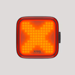 Knog Blinder X, Feu arrière, Noir, 100 lm, Batterie, 4 h, 43 mm