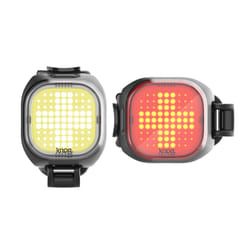 Knog Blinder Mini Cross Twinpack Feu arrière + feu avant (set)