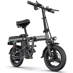 ENGWE T14 EU - Vélo Électrique - Roues 14 - Moteur 250W - Batterie 48V 10Ah 480Wh - Freins à disque - Gris