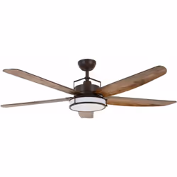 Dimensions et données techniques 220-240 V ~ 50 Hz Diamètre : 158 cm Couleur du boîtier : bronze huilé Couleur des pales : ko ...