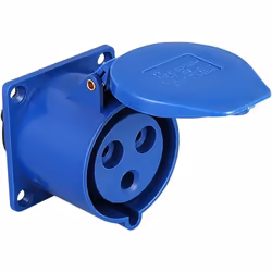Prise Femelle Industrielle et Prise Mâle Industrielle 32A 3 Broches 220‑250V Monophasé IP44 étanche Intérieur/extérieur Indus ...