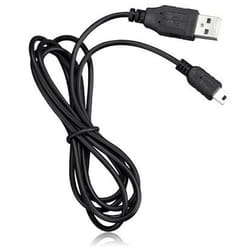 Playfect USB - mini USB câble USB 3 m USB 2.0 USB A Noir