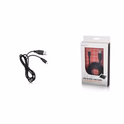 Playfect USB - mini USB câble USB 3 m USB 2.0 USB A Noir