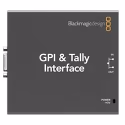 Blackmagic Design GPI & Tally Interface, Noir, CC, 12 V, 0 - 40 °C, -20 - 60 °C, 0 - 95%